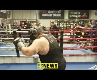 Wow Mikey Garcia Sparring World Biggest Mexican Big Boy Esnews boxing