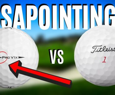 I EXPECTED DISAPPOINTMENT... NEW TITLEIST PRO-V1X LEFT DASH vs STANDARD PRO-V1X!?