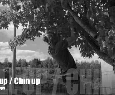 Static hold and pull-ups using an oversize grip