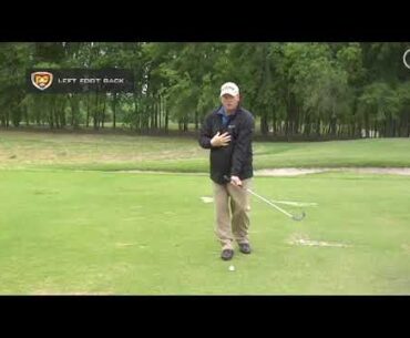 Practice  Stop Over the Top Swing with Left Foot Back Drill