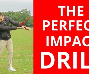 THE PERFECT IMPACT DRILL - How to hit through the golf ball