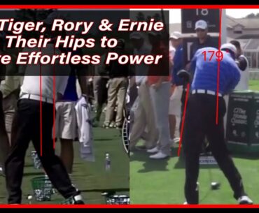 How Ernie, Rory & Tiger Move Their Hips for Effortless Power - Golf Lesson