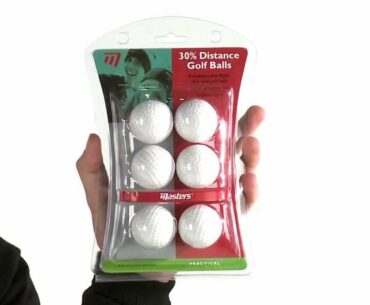 u4golf   ZDGB0000   30% Distance Golf Balls Pack Of 6