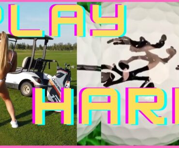 Golf swing# golf babes#Paige#golf tricks# golf putting#
