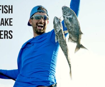 Afternoon Bluefish Beach Bite | Fish Cake Burgers