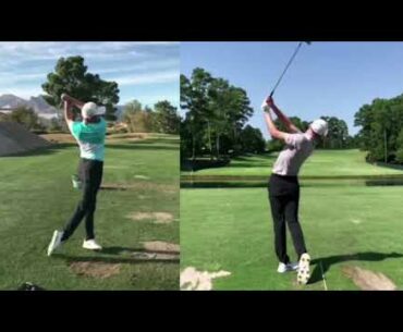 CAMERON SMITH iron swing face-on & down-the-line, slow motion 2020-2019