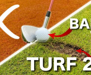 SIMPLE GOLF TIPS - HIT THE BALL THEN THE TURF