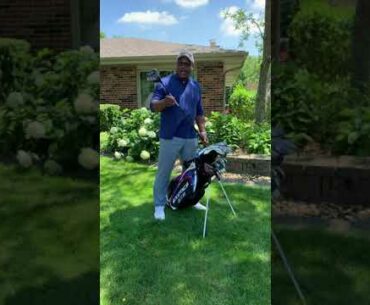 Tour Edge Ambassador Bo Jackson receives his new set of Exotics EXS Pro woods, irons and wedges.