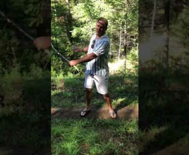 Golfswing simplified counterweight