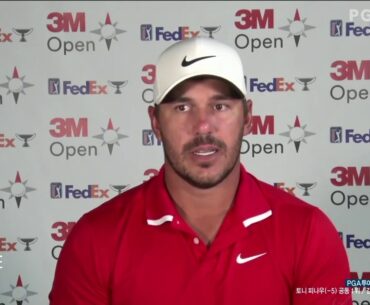 PGA 2020 3M Open interview of Brooks Koepka
