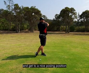Golf Tips - How to flush your iron