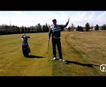 Club Selection When Hitting from Downhill Lie