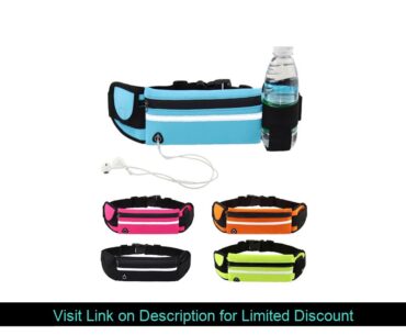 Oxford Waist Bag Resists Wear Scratches Fading Sports Water Bottle Pocket Travel Waist Purse Wallet