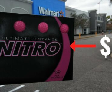 Cheapest Golf Ball at Walmart (Nitro Golf Ball Review)