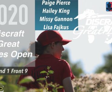 2020 DISCRAFT GREAT LAKES OPEN | RD1F9 | Pierce, King, Gannon, Fajkus | GKPRO Disc Golf DGLO