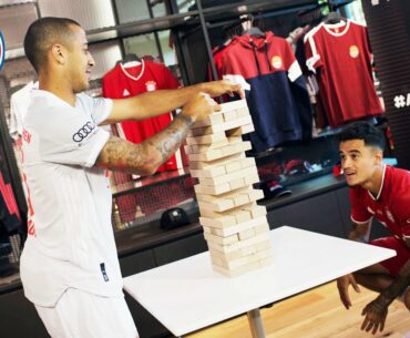 "My son drives faster than you" | Thiago vs. Coutinho Agility Challenge