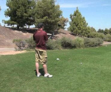 HGA PHX Open 2011 - Bryce Frydenlund tees off during the final round.wmv