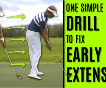 GOLF: One Simple Drill To Fix Early Extension