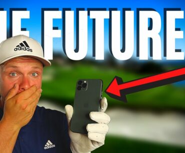 I GET A GOLF LESSON FROM MY iPHONE! IS THIS THE FUTURE!?