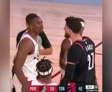 Serge Ibaka and Nurkic Almost Fight In A Scrimmage in Orlando!