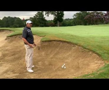 Control your distance in greenside bunkers - Objective 2 in bunker play