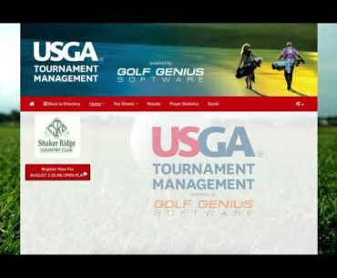 Fundamental Friday - Registering for a Tee Time
