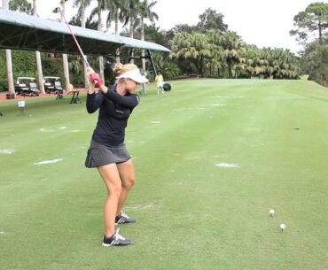 How to Get Rid of your Slice - Kathleen Ekey Golf Tips - Tee Times USA