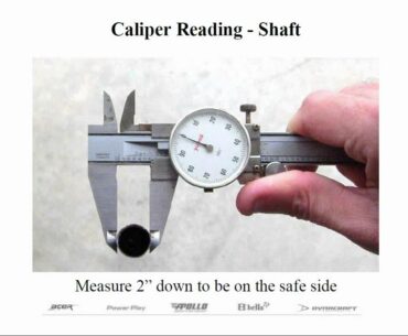 Golf Club Grip Sizing Charts Part 1 of 6