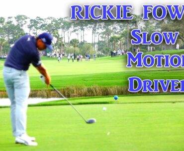 RICKIE FOWLER 120fps DTL SLOW MOTION DRIVER GOLF SWING 1080 HD