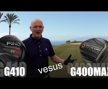 Ping G410 v Ping G400 Max driver on course