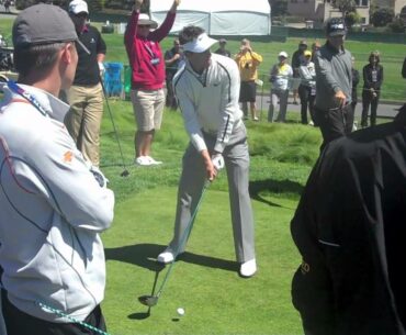 2010 U.S. OPEN: CHARL SCHWARTZEL TEES OFF ON #3