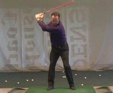 How much backswing should you create?