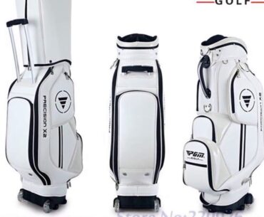 2017 PGM Golf Cart Bag Standard Ball Package for Men Women Waterproof PU Can Hold 14 Clubs