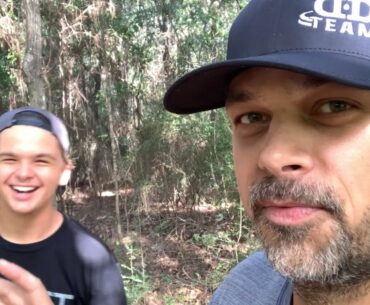 Disc Golf Battles!! Long Tee vs Short Tee Front 9 - Milton Florida