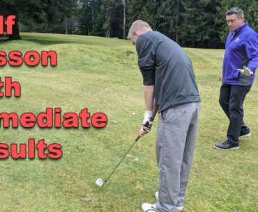 Swing Tips, Course Management, and More (Daniel's 1st Golf Lesson with Ronnie Espedal at Highlands)
