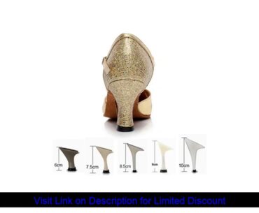 Jazz Salsa Ballroom Latin Gold / Silver Dance Shoes Dancing Women Plus Size High Heels Women PU+Seq