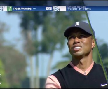 Tiger Woods Genesis Invitational Round 1 2020 - shot by shot footage