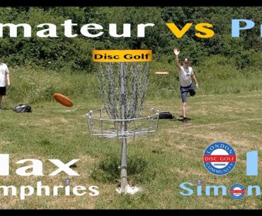 Horsenden Hill Disc Golf | Max Humphries vs Olli Simonsen | Amateur vs Pro #001 | LondonDGC