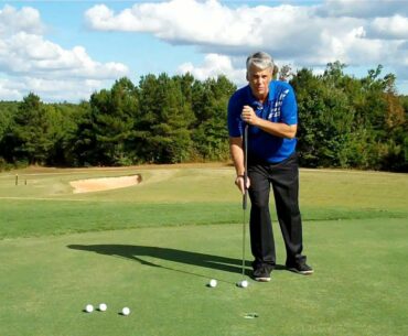 Face on Putting / Side Saddle Putting technique with the GP putter.