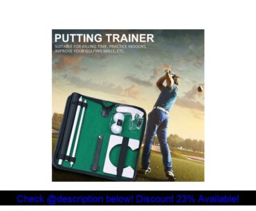 Review Travel Training Aids Portable Golf Putter Set Carry Case Tool Gift Practiced House Equipment