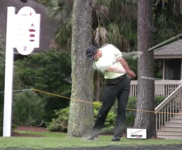 Trevor Immelman Golf Swing - 2009 Verizon Heritage Golf Tournament