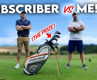 ME vs A SUBSCRIBER for a new set of golf clubs!