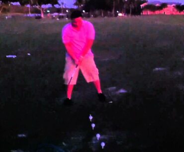 Daniel makes Golf balls spark!