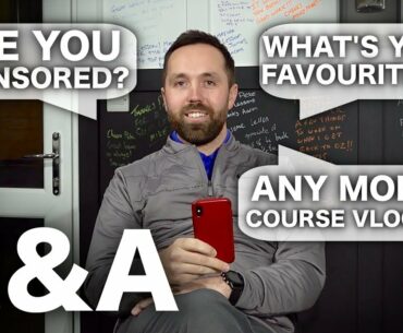 Q&A - ARE YOU SPONSORED RICK & WHY NO MORE COURSE VLOGS?