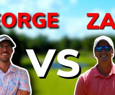 George vs Zac Radford. Driving Was on Point!! Pro vs Pro(Nine Holes Stroke Play) | Bryan Bros Golf