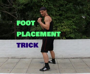 FOOTWORK TRICK in Savate (using open / closed stance)