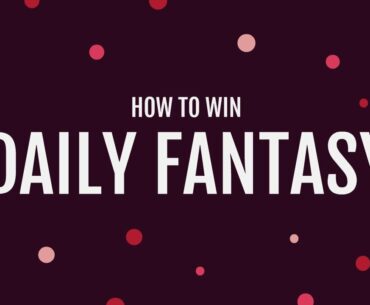 MLB DFS Tournament Primer. DFS GPP Advice For The Masses