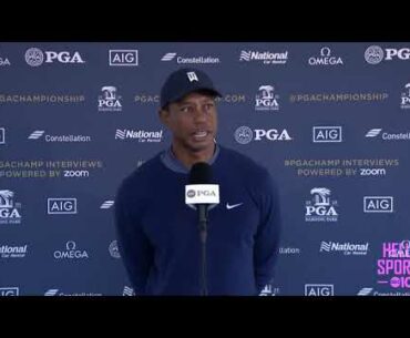 Tiger Woods on his opening round of 68 at SF's Harding Park, best PGA Championship start in 11 years