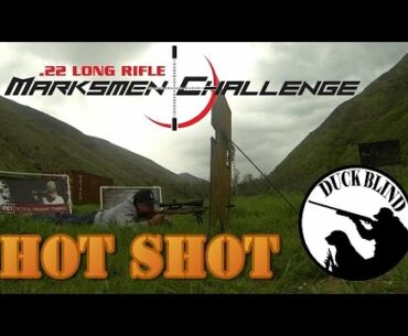 HOTSHOT: Duck Blind on barricade at 40 yards rimfire positional-Cory Dickerson [MC 2015]