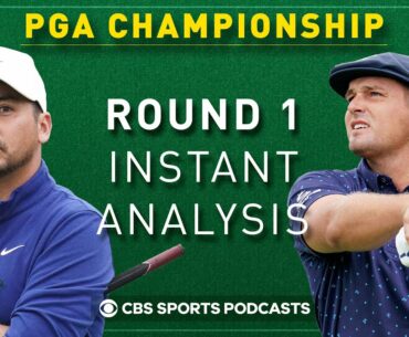 PGA Championship Round 1 Recap / Round 2 Preview: Day, Todd Lead + BRYSON VS BROOKS + Tiger Stalking